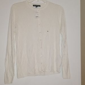 Ivory cardigan sz m